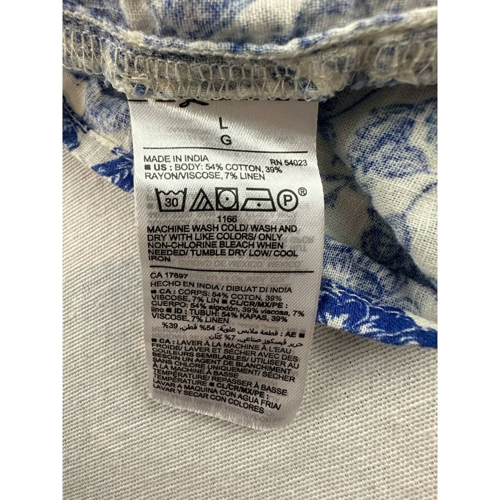 Old Navy Cottagecore Floral Peplum Tank Top Womens Large - Picture 6 of 6